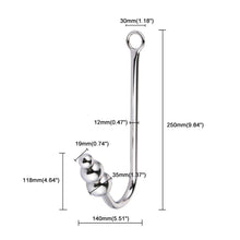 Load image into Gallery viewer, 3 Ball Anal Hook – product design details, gallery view 5 from the CAGINK product page