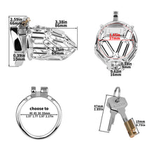 Cargar imagen en el visor de la galería, 304 Stainless Steel Cock Cage - 24