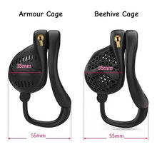 Carica l'immagine nel visualizzatore di Gallery, 3D Armour Or Beehive Chastity Cage 8