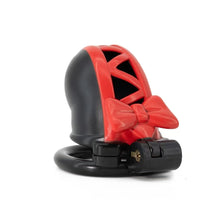 Carica l'immagine nel visualizzatore di Gallery, 3D Black Bow Chastity Cage-topchastity