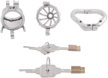 Carica l'immagine nel visualizzatore di Gallery, Mini Metal Chastity Cage 1.77 inches long