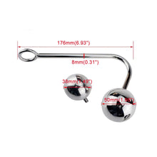 Load image into Gallery viewer, Metal Anal Hook β product design details, gallery view 4 from the CAGINK product page