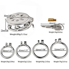 Load image into Gallery viewer, Bolted Chastity Cage With Spikes – product design details, gallery view 3