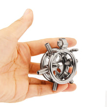 Load image into Gallery viewer, Bolted Chastity Cage With Spikes – product design details, gallery view 4