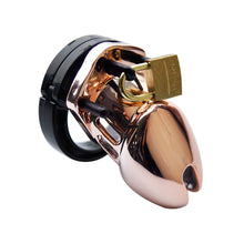 Load image into Gallery viewer, Rose Gold Chastity Cage – product design details, gallery view 4 from the CAGINK product page