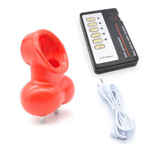 Carica l'immagine nel visualizzatore di Gallery, Electric Shock Cock Ring – ring and adjustment details, gallery view 4
