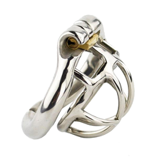 Carica l'immagine nel visualizzatore di Gallery, My Little Cock Male Chastity Cage 1.57 inches long – product design details, gallery view 1