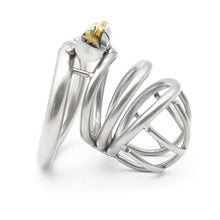 Carica l'immagine nel visualizzatore di Gallery, Male Chastity Stainless Steel – material and construction details, gallery view 1