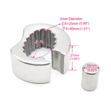 Load image into Gallery viewer, Metal Pendant Ball Stretcher – material and construction details, gallery view 2