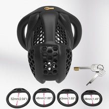 Load image into Gallery viewer, New Honeycomb Chastity Cage – product design details, gallery view 8 from the CAGINK product page