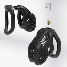 Load image into Gallery viewer, New Honeycomb Chastity Cage – product design details, gallery view 9 from the CAGINK product page