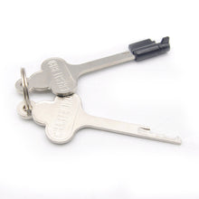 Carica l'immagine nel visualizzatore di Gallery, Chastity Cage Accessories - Plastic Built-In Lock – locking components and key details, gallery view 2