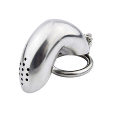 Load image into Gallery viewer, Stainless Steel Male Chastity β material and construction details, gallery view 1