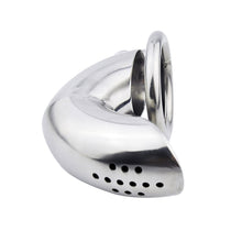 Load image into Gallery viewer, Stainless Steel Male Chastity β material and construction details, gallery view 2