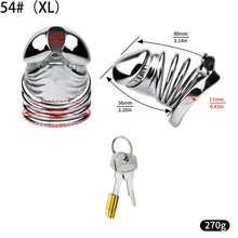 Cargar imagen en el visor de la galería, Steel Chastity Cage -