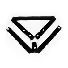 Load image into Gallery viewer, Three Way Wider Anti-Off Chastity Lock Belt – locking components and key details, gallery view 1