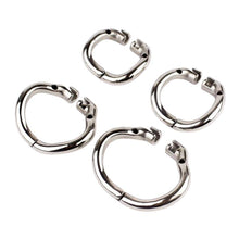 Load image into Gallery viewer, Accessory Ring for Not Getting Off Metal Chastity Device – product design details, gallery view 1