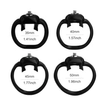 Cargar imagen en el visor de la galería, Black Male Chastity Device