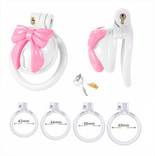 Load image into Gallery viewer, ABS Bell Bow Bondage Chastity Cage