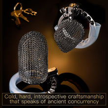Carica l'immagine nel visualizzatore di Gallery, Adjustable Chainmail Chastity Cage 2