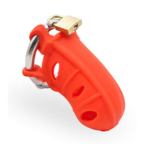 Load image into Gallery viewer, Adjustable Chastity Cage – product design details, gallery view 1 from the CAGINK product page