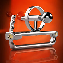 Carica l'immagine nel visualizzatore di Gallery, Adjustable Cock Cage With Horse-eye Bars 2