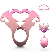 Cargar imagen en el visor de la galería, Angel's Heart Chastity Belt Adjustable -7