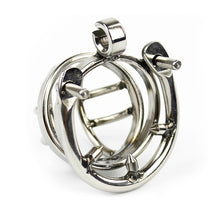 Carica l'immagine nel visualizzatore di Gallery, Anti Off Ring Chastity – ring and adjustment details, gallery view 2 from the CAGINK product page