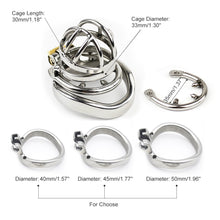 Carica l'immagine nel visualizzatore di Gallery, Anti Off Ring Chastity – ring and adjustment details, gallery view 3 from the CAGINK product page