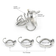 Cargar imagen en el visor de la galería, BDSM Chastity Device – product design details, gallery view 3 from the CAGINK product page