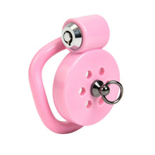 Load image into Gallery viewer, BDSM Flat Bondage Chastity Cage With Leash – product design details, gallery view 1