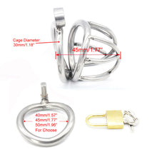 Carica l'immagine nel visualizzatore di Gallery, BDSM Penis Cage – product design details, gallery view 4 from the CAGINK product page