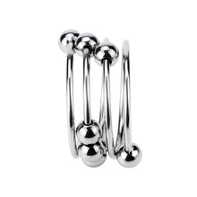 Load image into Gallery viewer, Beaded Cock Ring β ring and adjustment details, gallery view 2 from the CAGINK product page