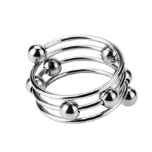 Load image into Gallery viewer, Beaded Cock Ring β ring and adjustment details, gallery view 4 from the CAGINK product page