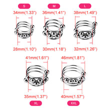 Load image into Gallery viewer, Beaded Cock Ring β ring and adjustment details, gallery view 5 from the CAGINK product page