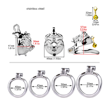 Carica l'immagine nel visualizzatore di Gallery, Beast Penis Locker With Chastity Bell – product design details, gallery view 6