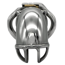 Carica l'immagine nel visualizzatore di Gallery, Bending Tube Stainless Steel Male Chastity Cage – material and construction details, gallery view 4