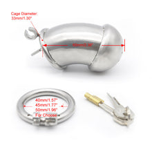 Carica l'immagine nel visualizzatore di Gallery, Bird Cage Chastity Device – product design details, gallery view 4 from the CAGINK product page