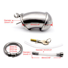 Load image into Gallery viewer, Bird Cage Lock β locking components and key details, gallery view 5 from the CAGINK product page