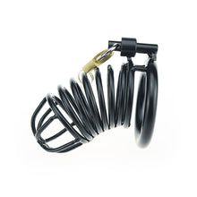 Load image into Gallery viewer, Black Chastity Device β product design details, gallery view 2 from the CAGINK product page