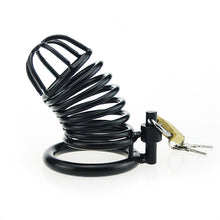 Load image into Gallery viewer, Black Chastity Device β product design details, gallery view 3 from the CAGINK product page