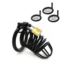 Load image into Gallery viewer, Black Chastity Device β product design details, gallery view 6 from the CAGINK product page