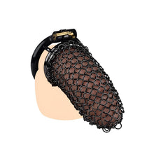 Load image into Gallery viewer, Black Chastity Soft Armor – product design details, gallery view 10 from the CAGINK product page