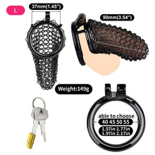 Load image into Gallery viewer, Black Chastity Soft Armor – product feature overview, gallery view 12 from the CAGINK product page