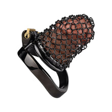 Load image into Gallery viewer, Black Chastity Soft Armor – product design details, gallery view 5 from the CAGINK product page