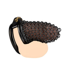 Load image into Gallery viewer, Black Chastity Soft Armor – product design details, gallery view 7 from the CAGINK product page