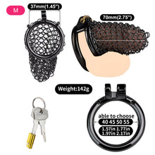 Load image into Gallery viewer, Black Chastity Soft Armor – product feature overview, gallery view 9 from the CAGINK product page