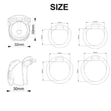 Carica l'immagine nel visualizzatore di Gallery, Bowknot Lid Hidden Chastity Cage
