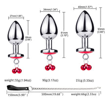 Load image into Gallery viewer, Butt Plug With Chain – product design details, gallery view 4 from the CAGINK product page
