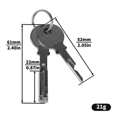 Carica l'immagine nel visualizzatore di Gallery, Butterfly Flat Chastity Lock - 9